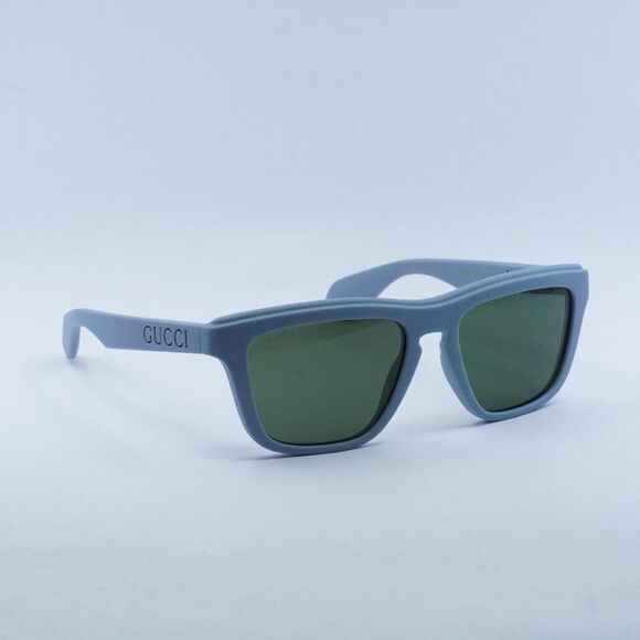 NEW GUCCI GG1571S 003 MATTE LIGHT BLUE/GREEN SUNGLASSES